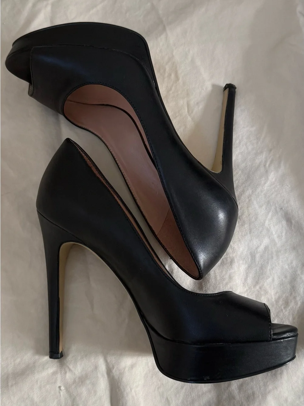 Enzo Angiolini | Shoes | Enzo Angiolini Eaatina Black Leather Platform ...